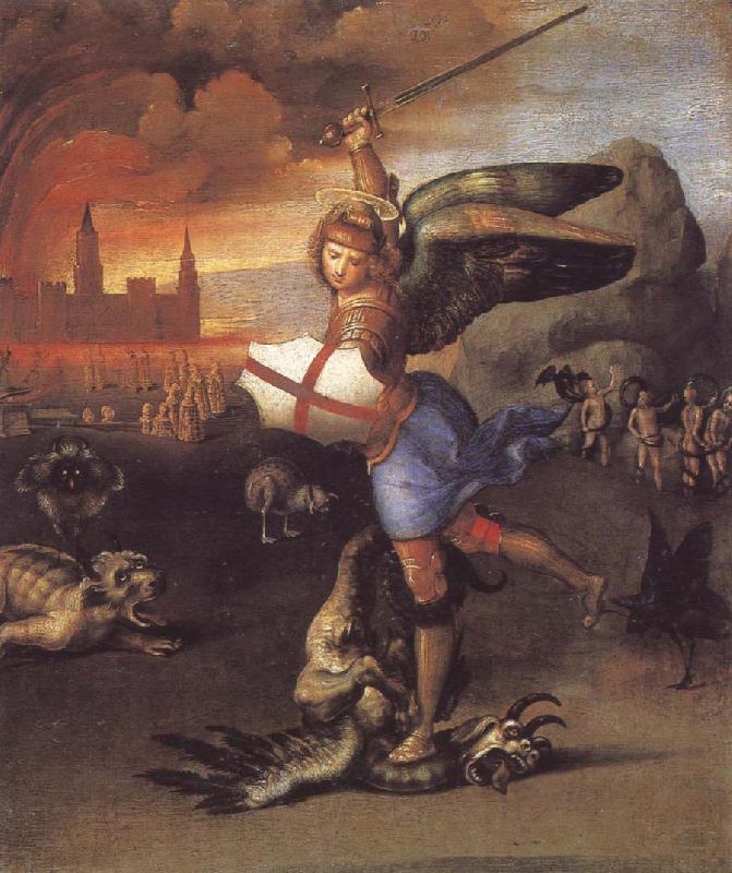 RAFFAELLO Sanzio Dragon and Iimi Germany oil painting art